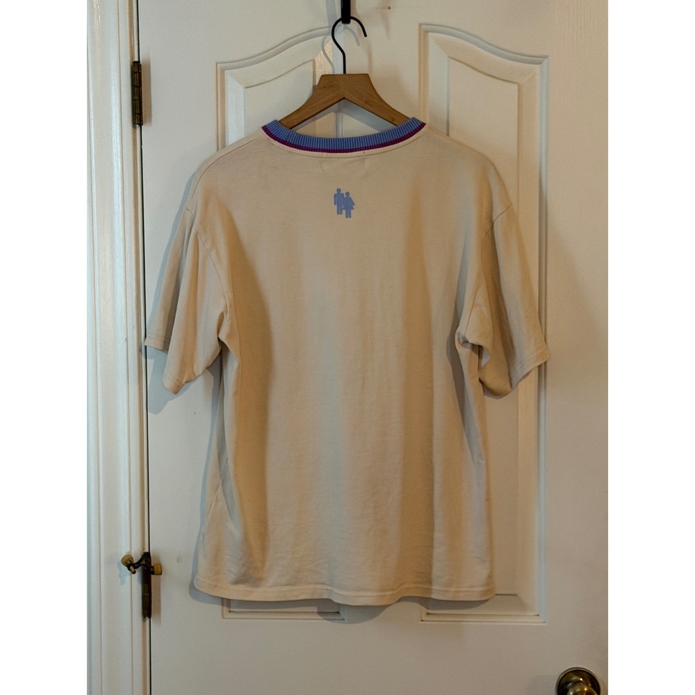 Homme + Femme | Paradise Chain Hummingbird Tee Oversize Medium Ivory Graphic - Picture 4 of 8
